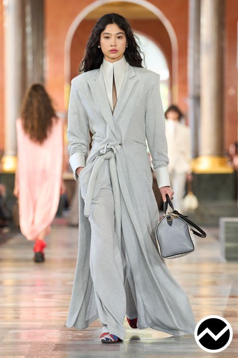 Louis Vuitton, SS26 womenswear, Wrap Tie Coat, look 5