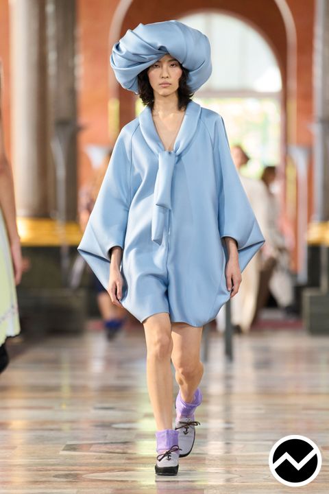 Louis Vuitton, SS26 womenswear, Powder Blue, look 33