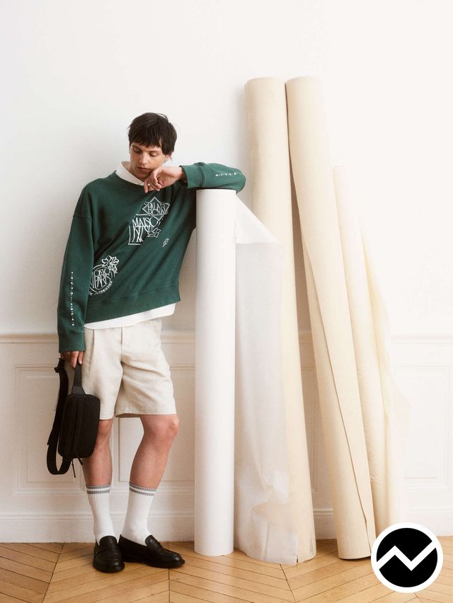 Maison Kitsuné, SS26 menswear, Graphic, look 13