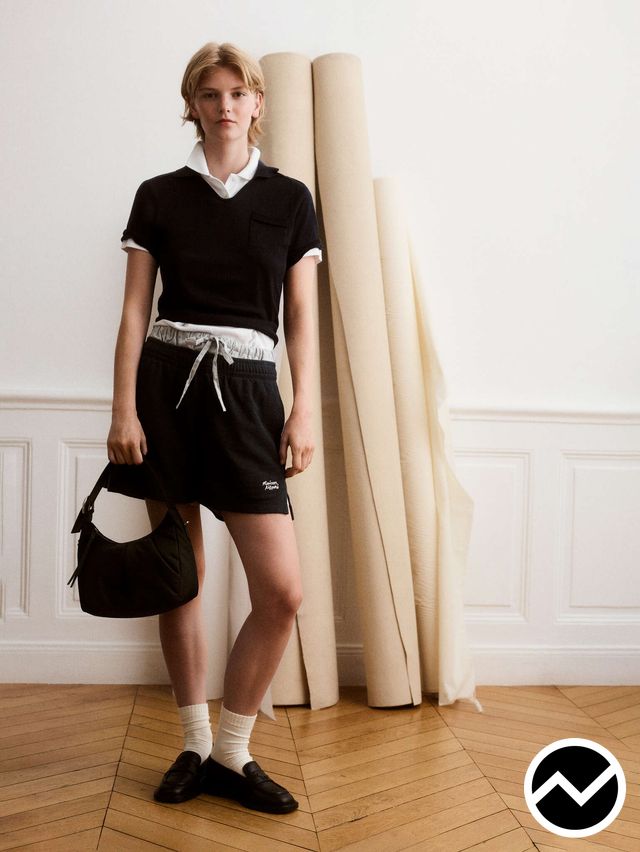 Maison Kitsuné, SS26 womenswear, Polo T-Shirts, look 26