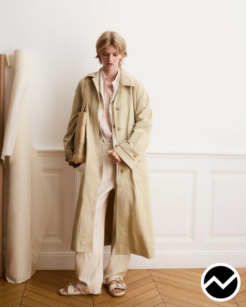 Maison Kitsuné, SS26 menswear, Oversized Coat, look 28