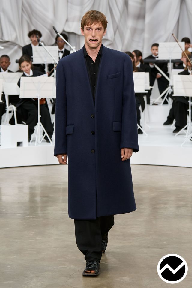 Maison Margiela, SS26 menswear, Midnight Blue, look 35
