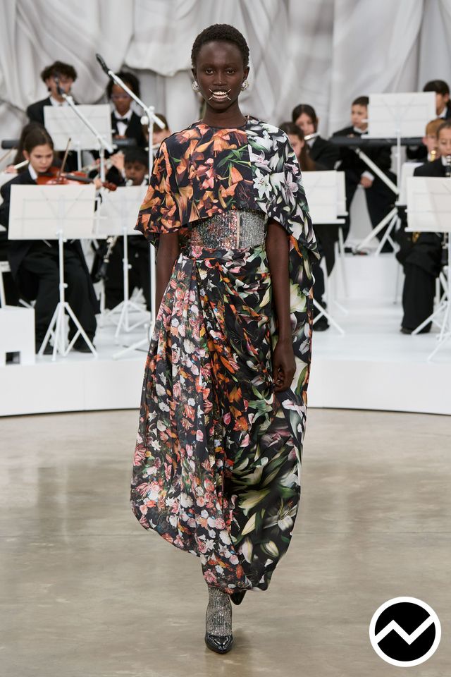 Maison Margiela, SS26 womenswear, Kimono Sleeve Dress, look 46
