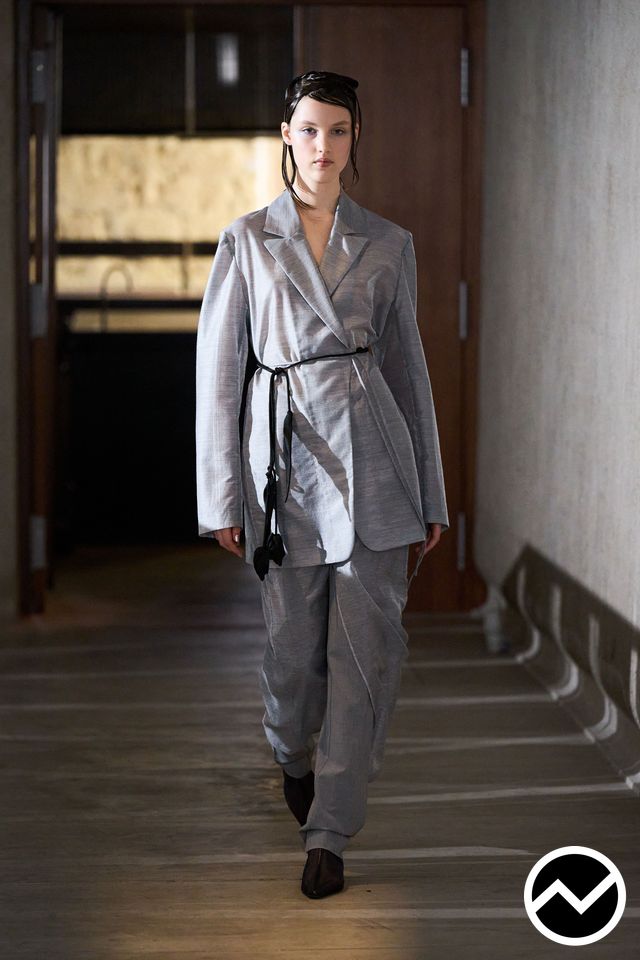 Mame Kurogouchi, SS26 womenswear, Drop Shoulder Jacket, look 4