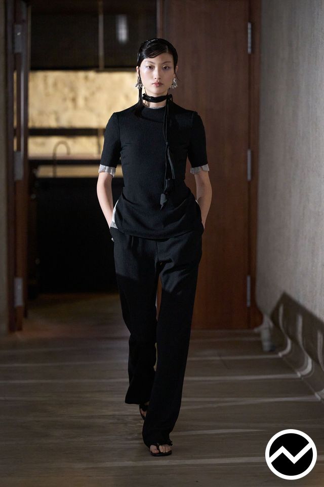 Mame Kurogouchi, SS26 womenswear, Short Sleeve T-Shirts, look 15