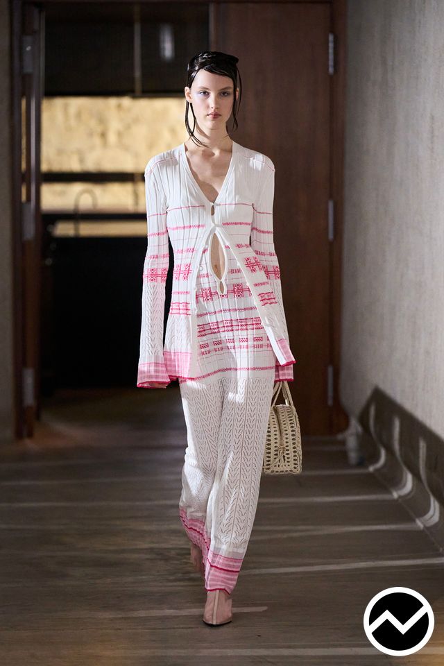 Mame Kurogouchi, SS26 womenswear, Geometric, look 26