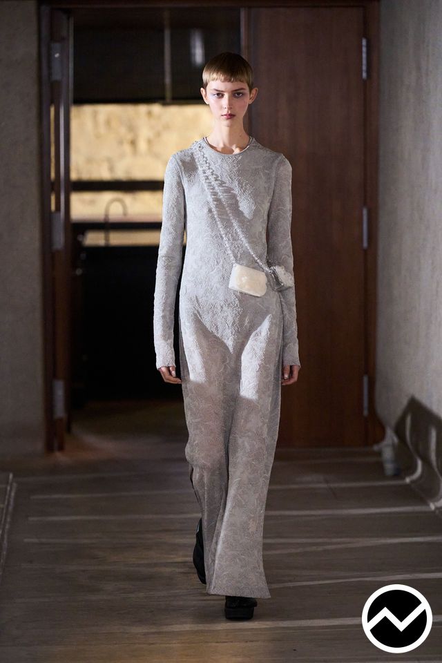 Mame Kurogouchi, SS26 womenswear, Jacquard, look 27