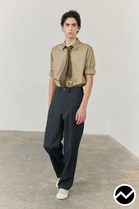 Margaret Howell, SS26 menswear, Tailored Pants, look 4