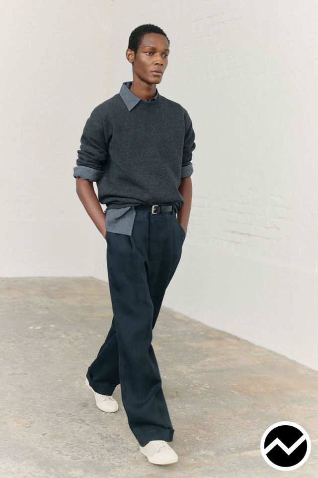 Margaret Howell, SS26 menswear, Long Sleeve Sweater, look 13
