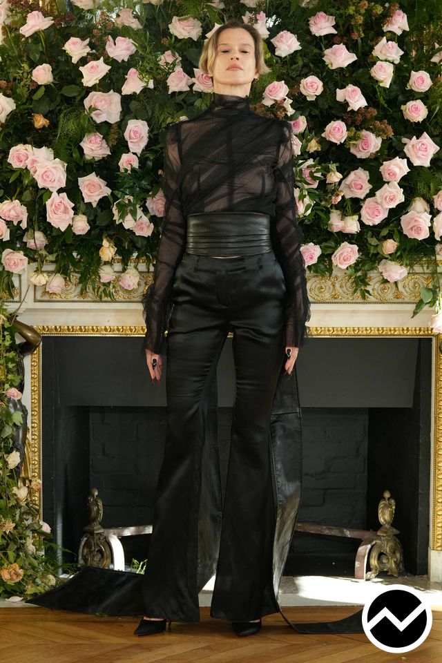 Matières Fécales, SS26 womenswear, Flared Pants, look 11