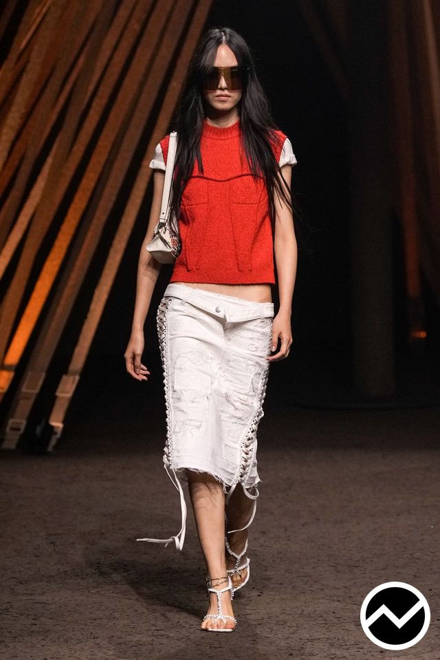 Alexander McQueen, Mcqueen SS26 womenswear, look 19