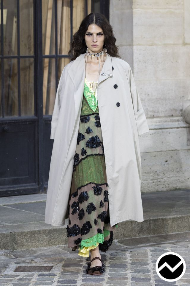 Meryll Rogge, SS26 womenswear, Buttoned Coat, look 5