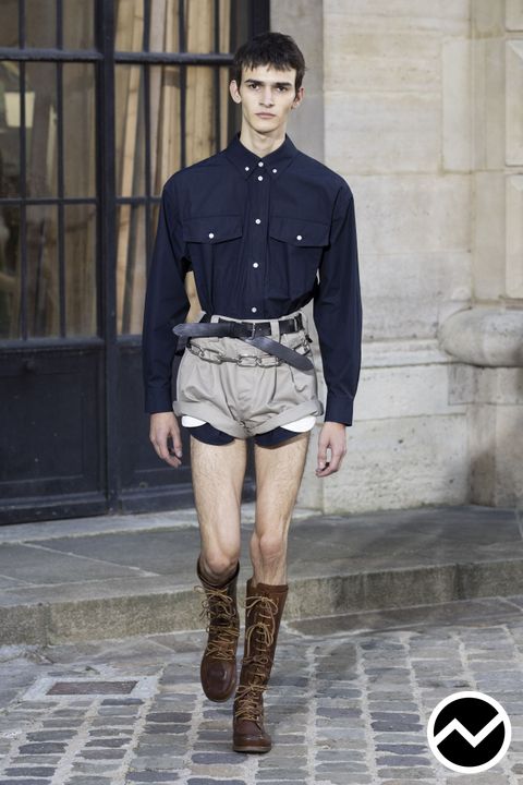 Meryll Rogge, SS26 menswear, High-Rise Shorts, look 27
