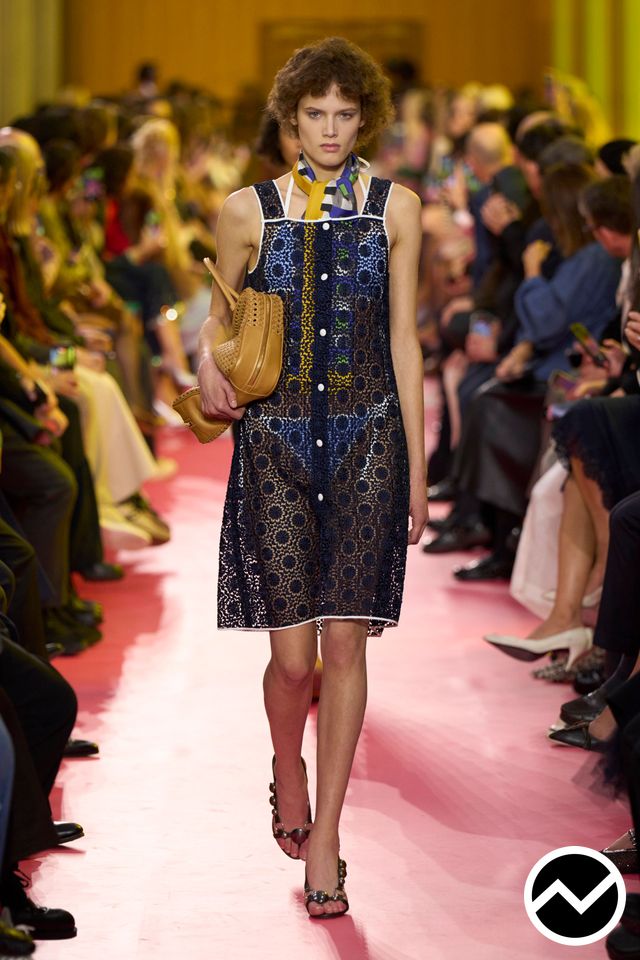 Miu Miu, SS26 womenswear, Buttoned Front Dress, look 22