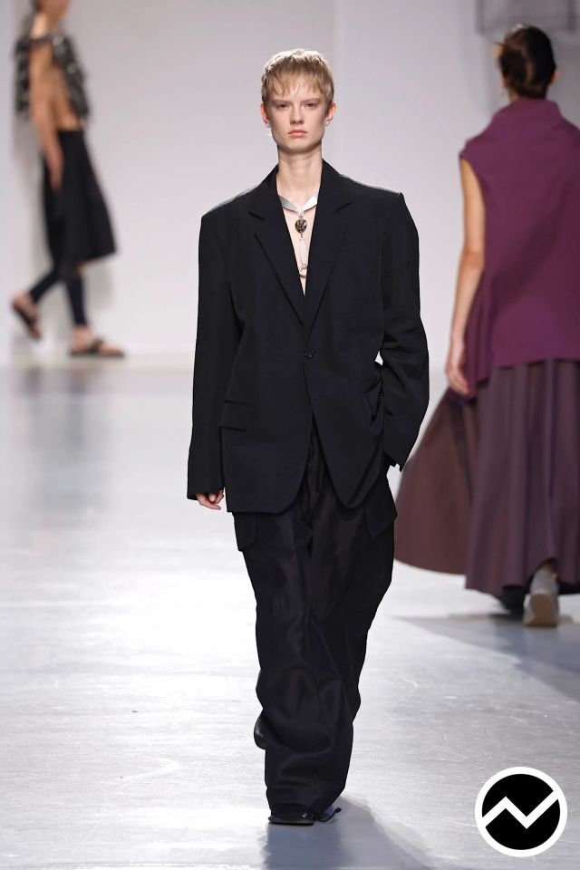 Niccolò Pasqualetti, SS26 menswear, Longline Jacket, look 29