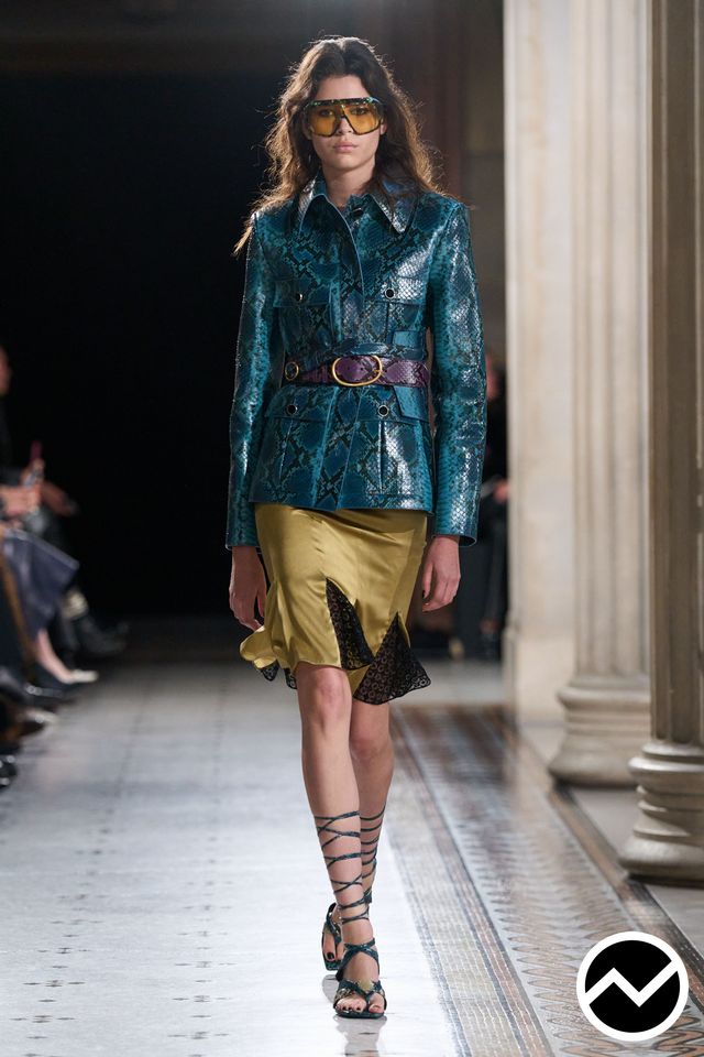 Nina Ricci, SS26 womenswear, Teal, look 12
