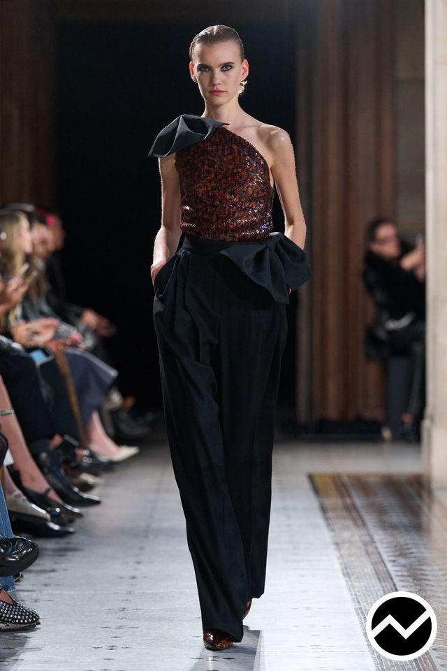 Nina Ricci, SS26 womenswear, Double Pleated Pants, look 26
