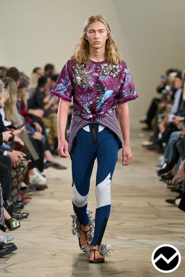 Rabanne, SS26 menswear, Straight Sleeve T-Shirts, look 23