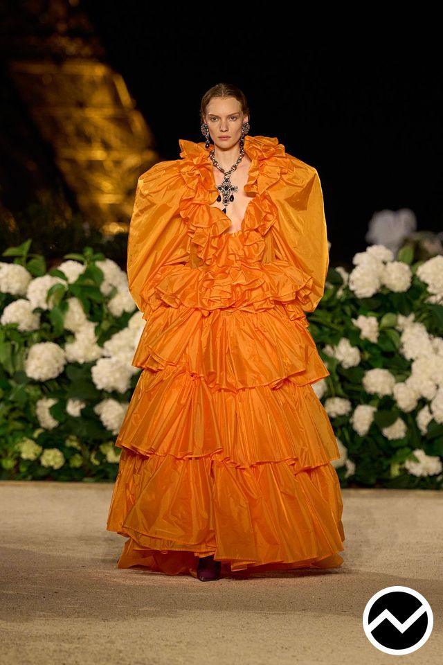 Saint Laurent, SS26 womenswear, Pumpkin, look 47