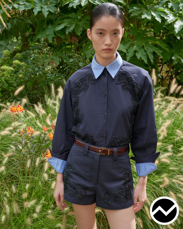 Sandro, SS26 womenswear, Standard Fit Shorts, look 27