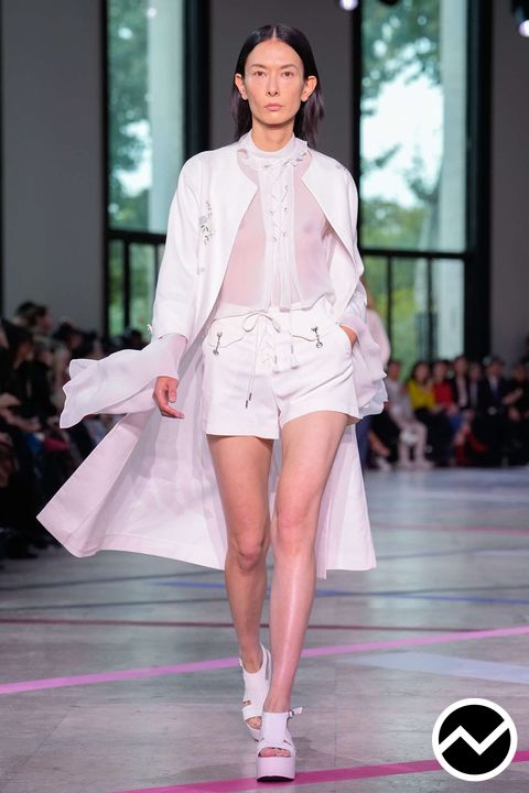 Shiatzy Chen, SS26 womenswear, High-Rise Shorts, look 34