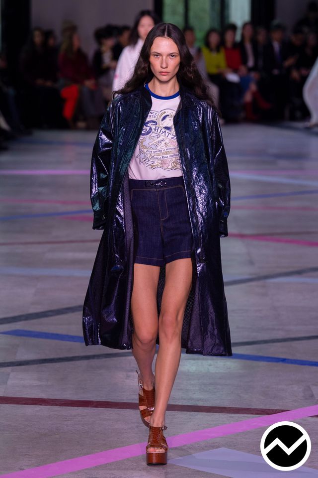 Shiatzy Chen, SS26 womenswear, Zip Up Coat, look 45