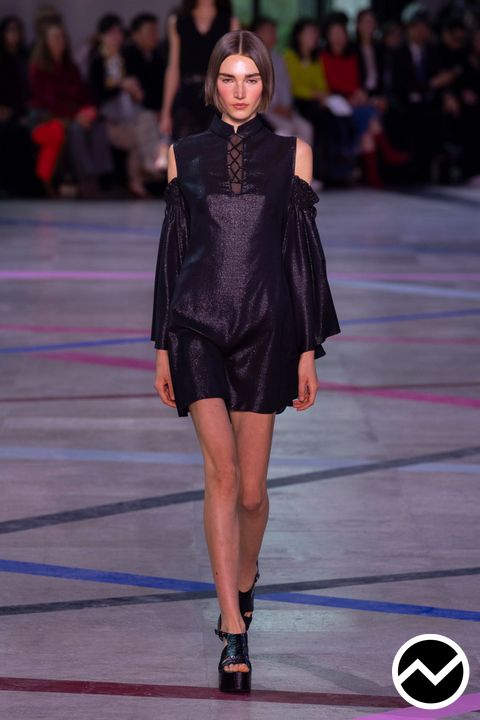 Shiatzy Chen, SS26 womenswear, Lace Up Dress, look 55