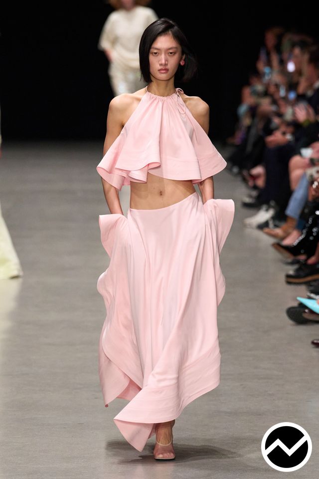 Stella McCartney, SS26 womenswear, Dusty Rose, look 11
