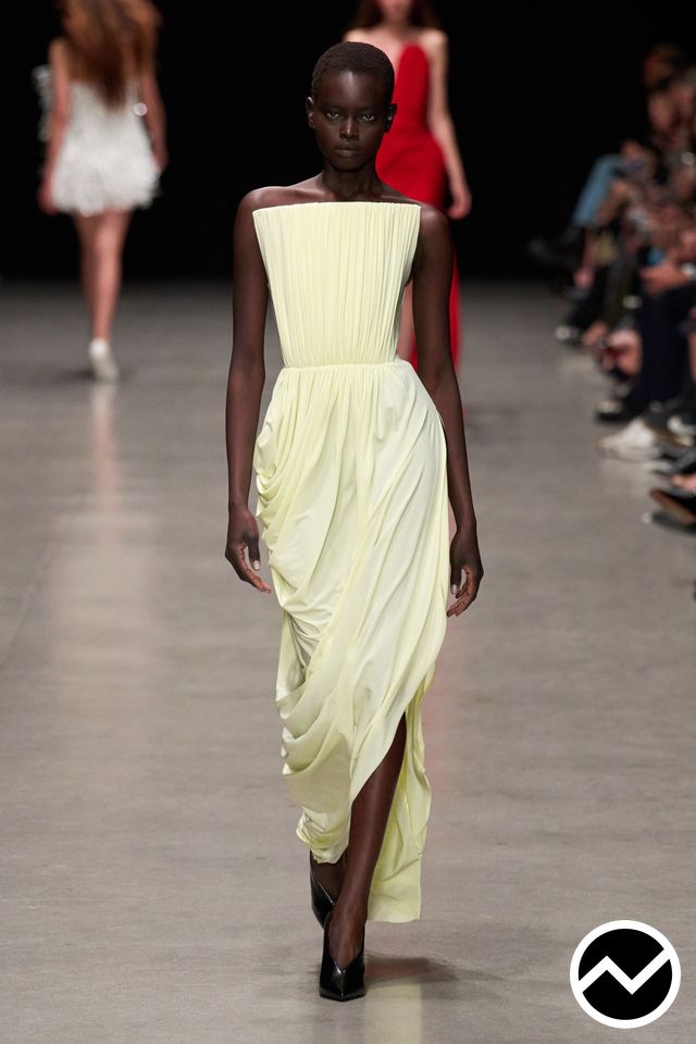 Stella McCartney, SS26 womenswear, Butter Yellow, look 43