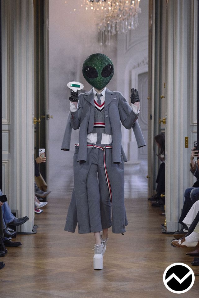 Thom Browne SS26 menswear, look 1