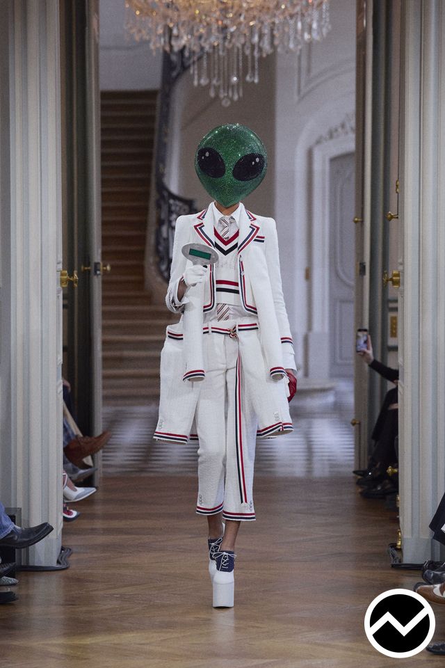 Thom Browne, SS26 menswear, Ribbed, look 14