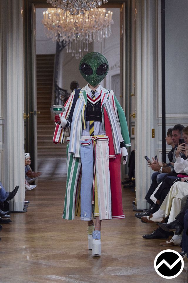 Thom Browne, SS26 menswear, Pine Green, look 24