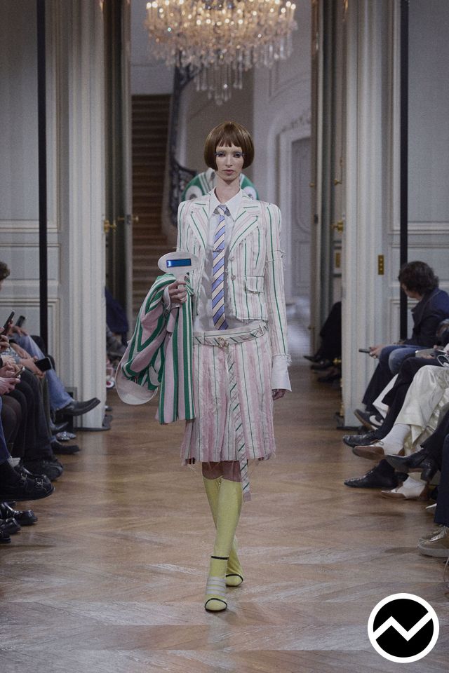 Thom Browne, SS26 womenswear, Tailored Coat, look 42