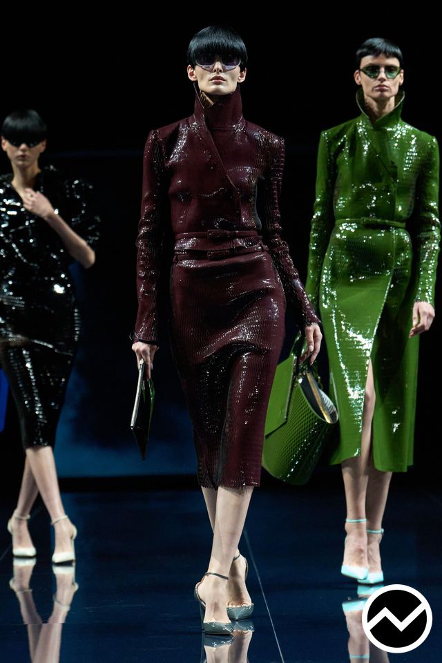 Tom Ford, SS26 womenswear, Metallic, look 1