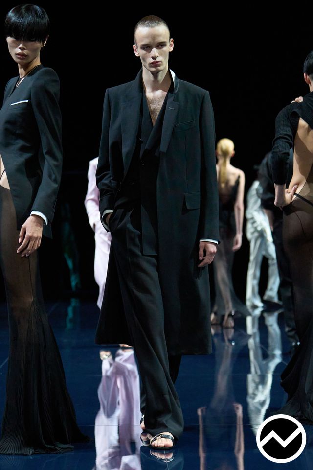 Tom Ford, SS26 menswear, Baby Blue, look 45