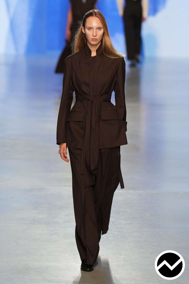Ujoh, SS26 womenswear, Wrap Tie Coat, look 27