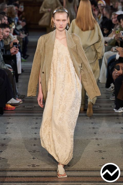 Uma Wang, SS26 womenswear, Brocade, look 8