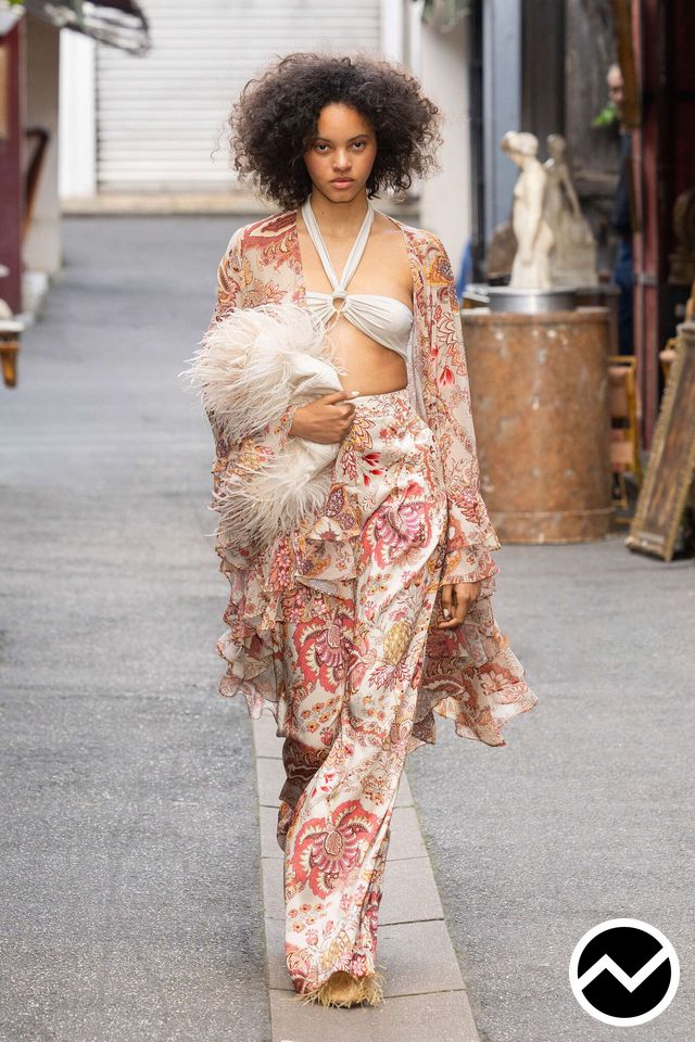 Ungaro, SS26 womenswear, Paisley, look 28