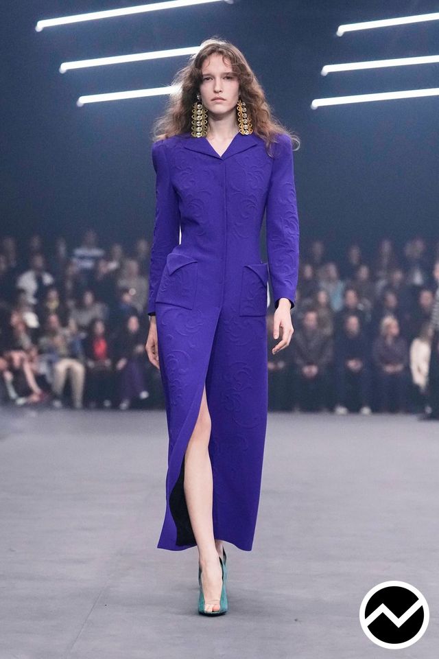 Valentino, SS26 womenswear, Royal Blue, look 7