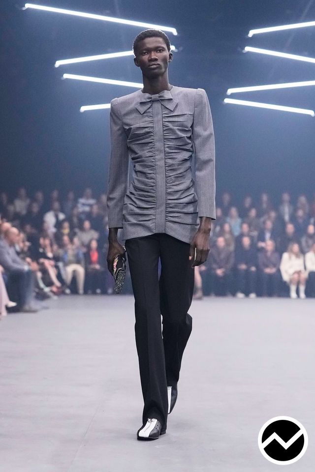 Valentino, SS26 menswear, Steel, look 31