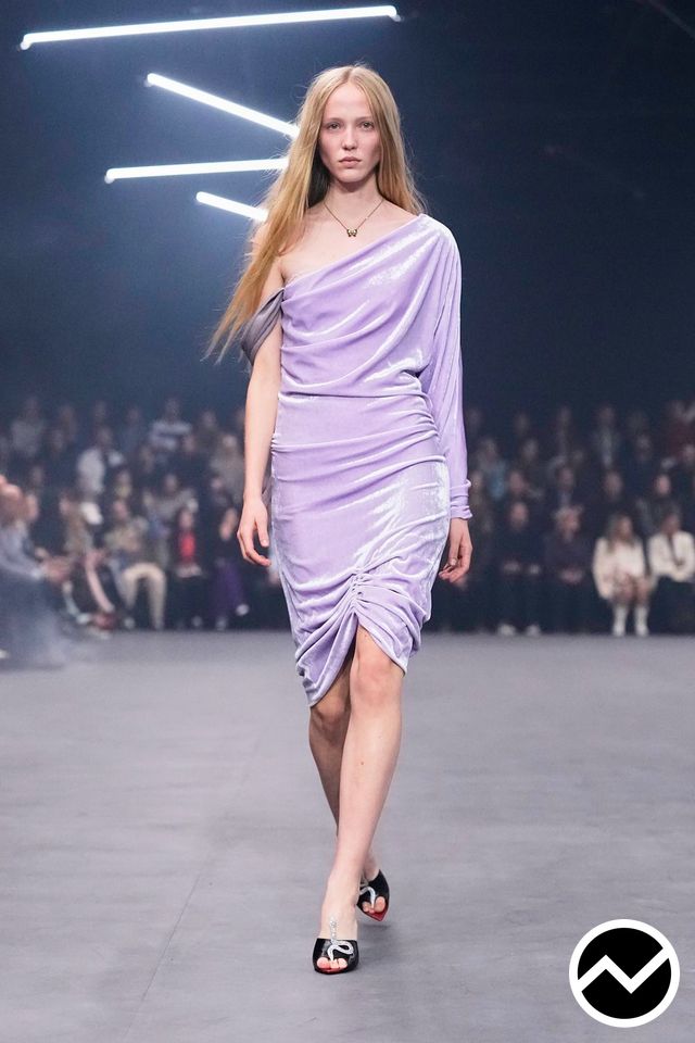 Valentino, SS26 womenswear, Lavender, look 53