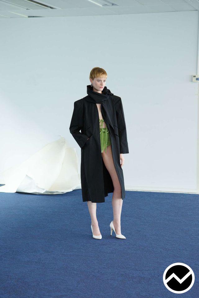 Véronique Leroy, SS26 womenswear, Maxi Coat, look 23