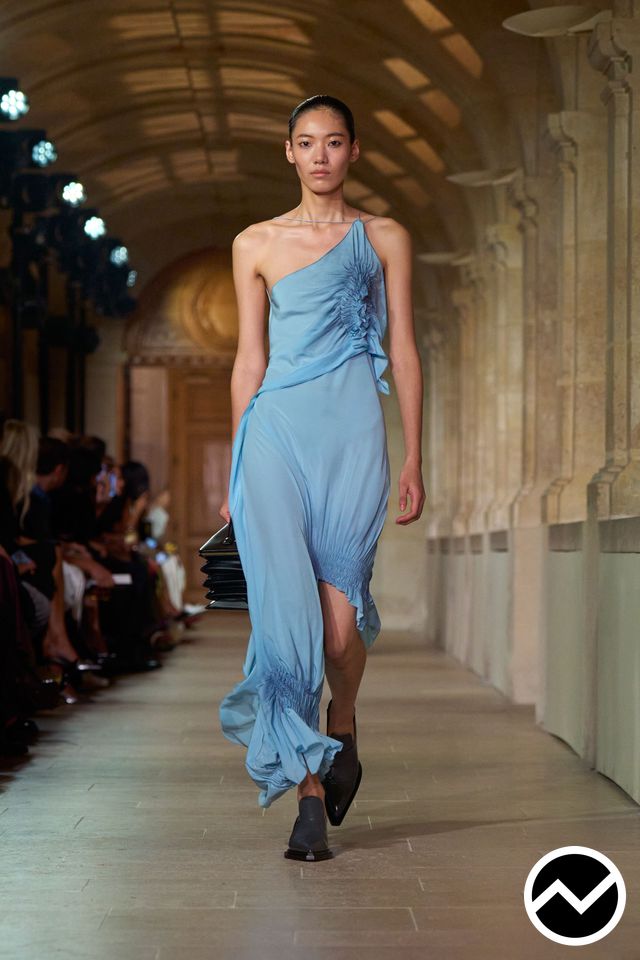 Victoria Beckham, SS26 womenswear, Powder Blue, look 9