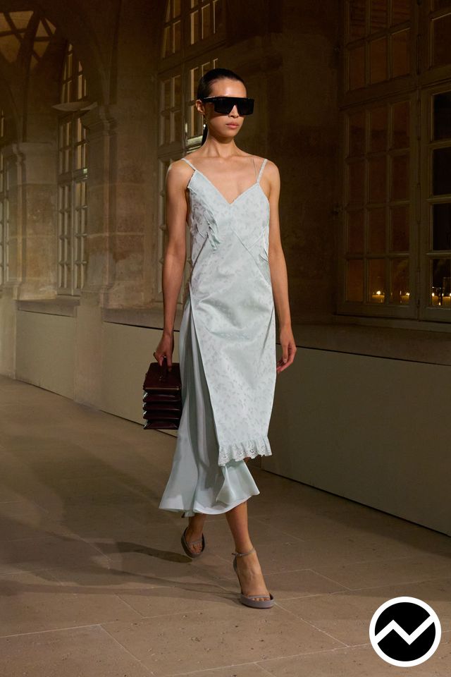 Victoria Beckham, SS26 womenswear, Midi Dress, look 28