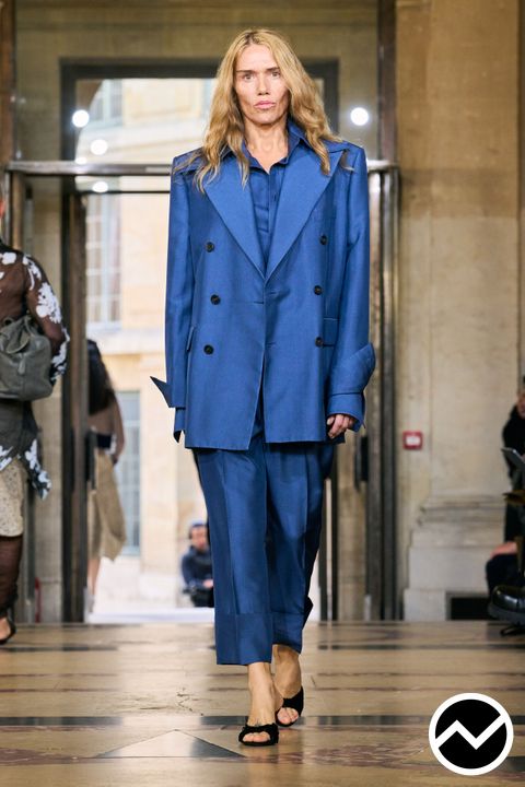 Vivienne Westwood, SS26 womenswear, Royal Blue, look 12