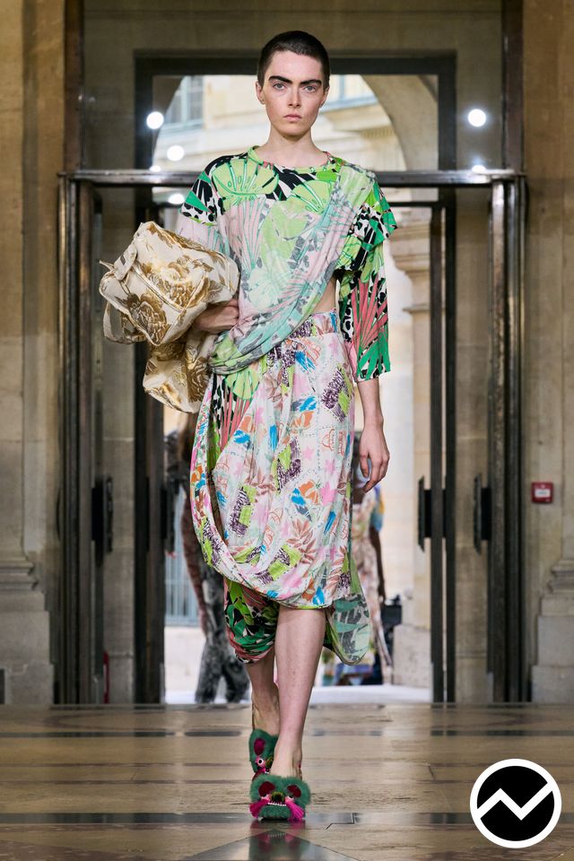 Vivienne Westwood, SS26 womenswear, Asymmetric Hem Skirts, look 14