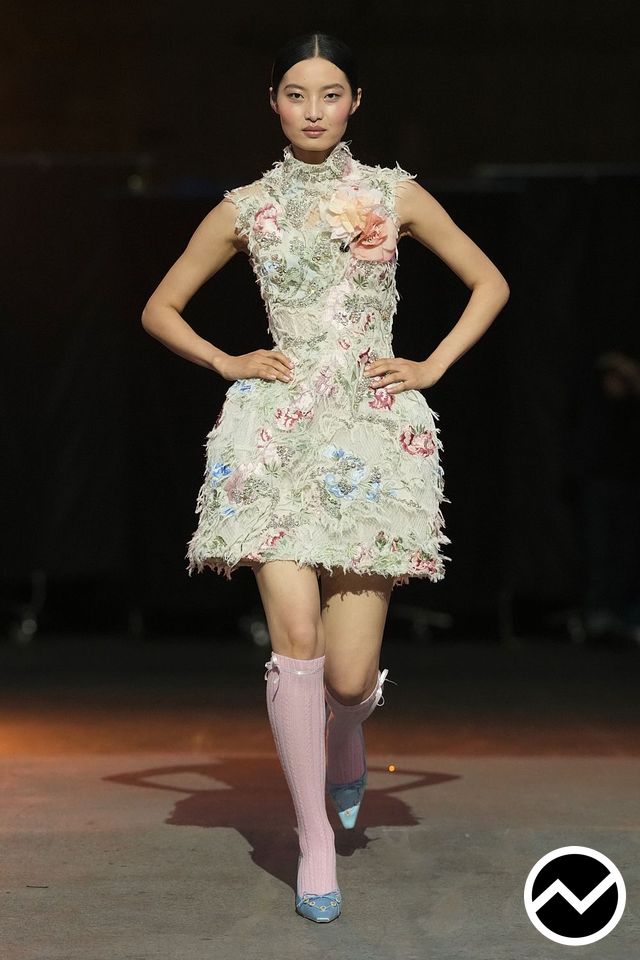 Vogue World, SS26 womenswear, Seafoam, look 40