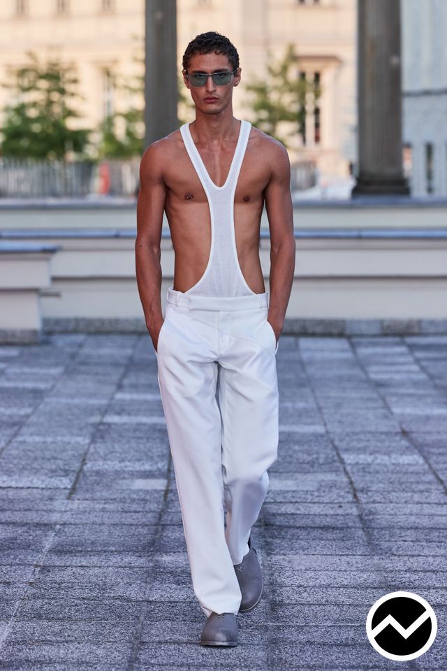 Gmbh, SS27 menswear, White, look 6
