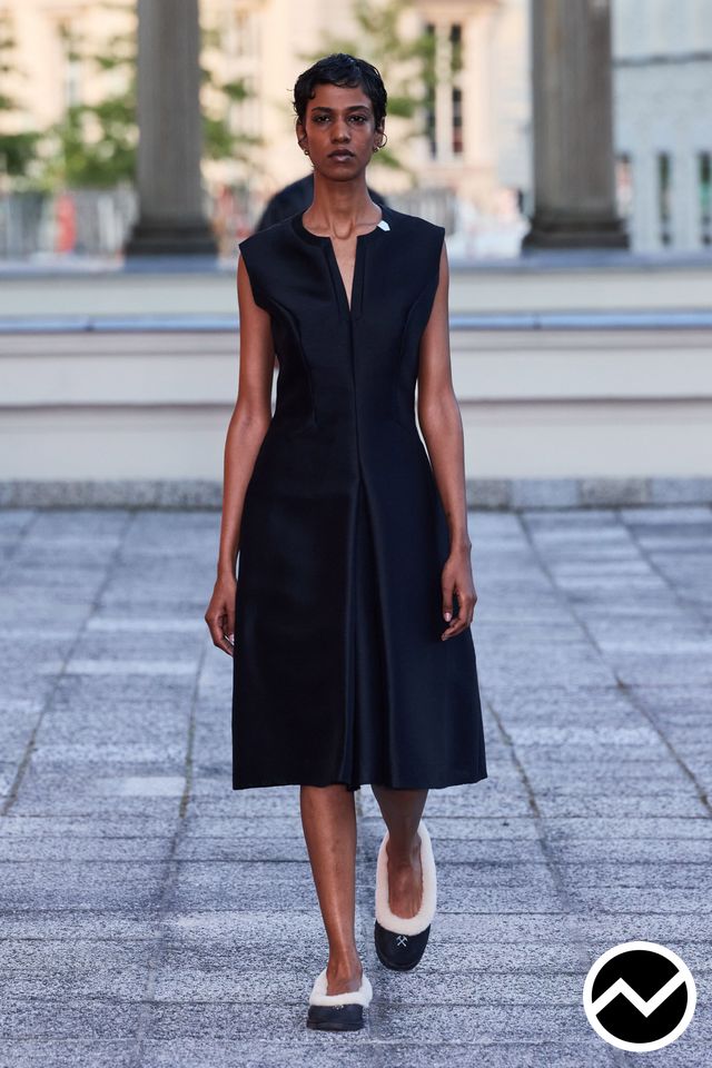 Gmbh, SS27 womenswear, Black, look 27