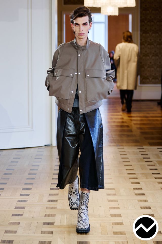John Lawrence Sullivan, SS27 menswear, Mandarin Jacket, look 17